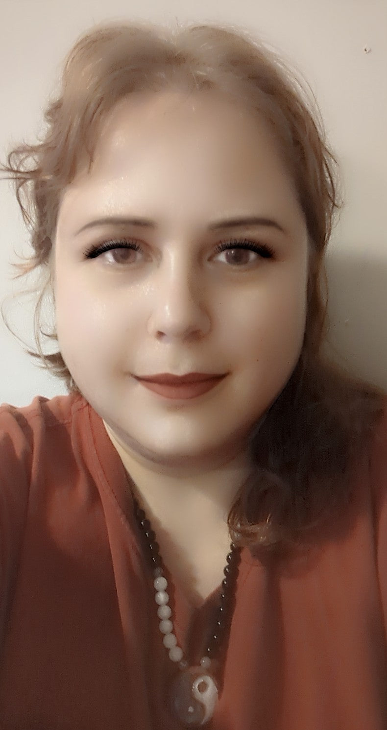 Yin & Yang Clay Pendant, Moonstone, Black Onyx, Dragon Vein Agate, Mala Beads