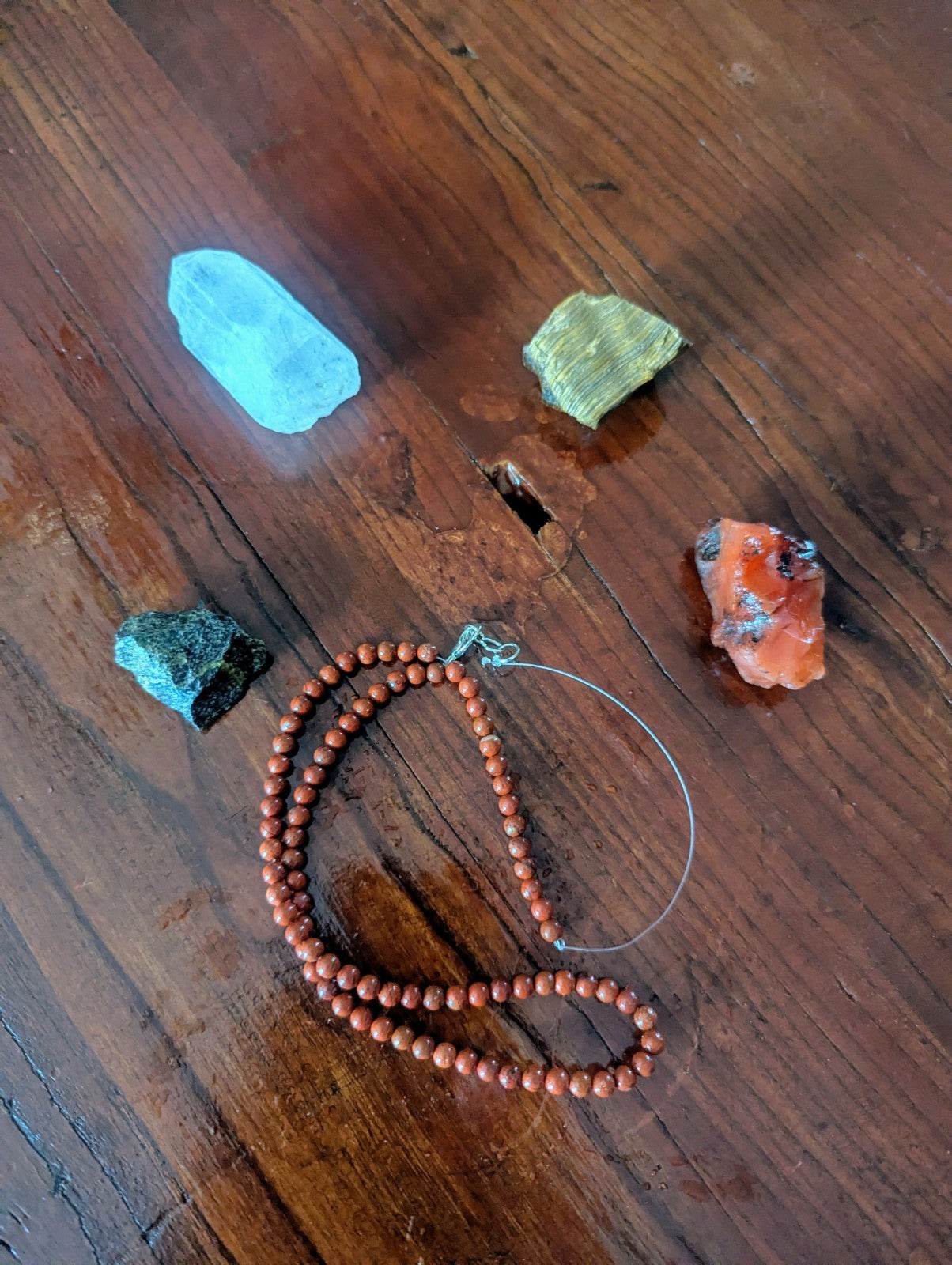 Energize Crystal Bundle With Handmade Sari Silk Drawstring Bag