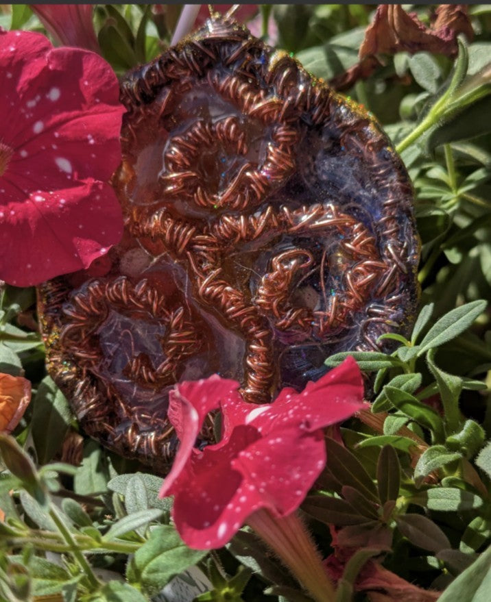 DreamCatcher Inspired Triskelion Wall Hanging Art, for Good Dreams & Protection