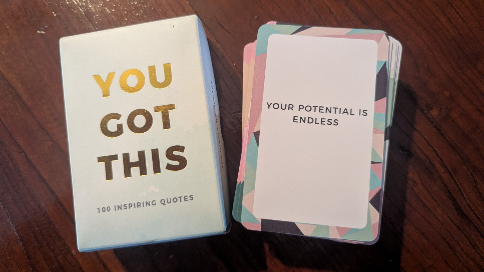 You Got This 100 Inspiring Quotes, Affirmation Cards Deck