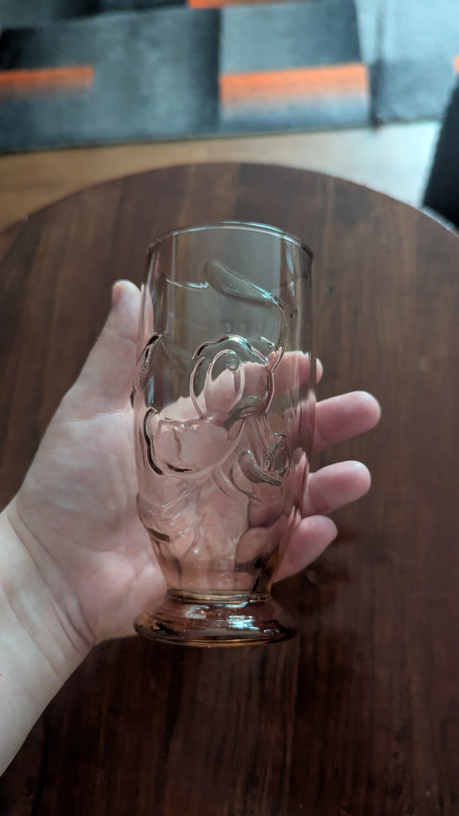 Vintage Brown Glass, Pluto, Disney