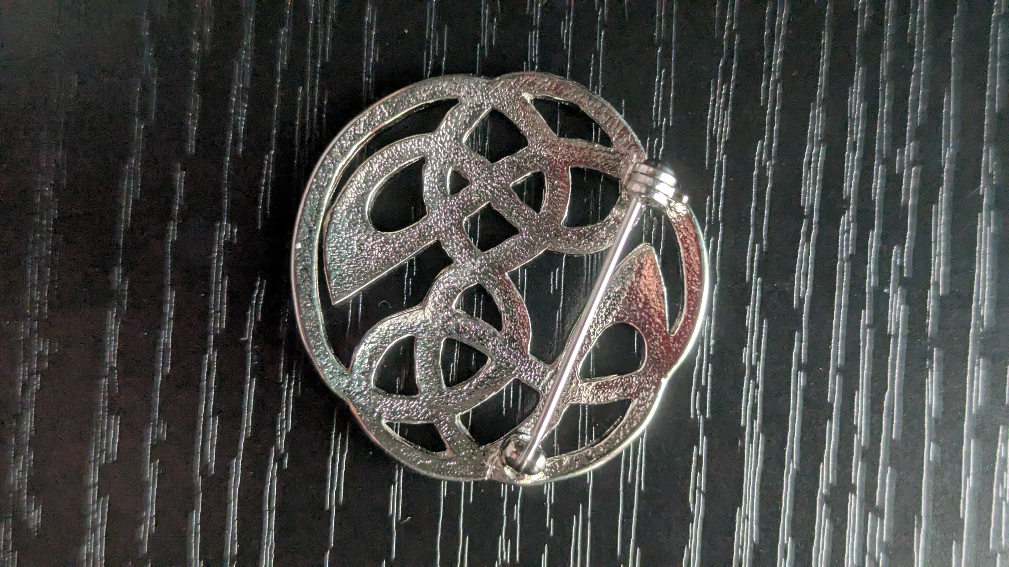 Silver Celtic Knot Vintage Pin