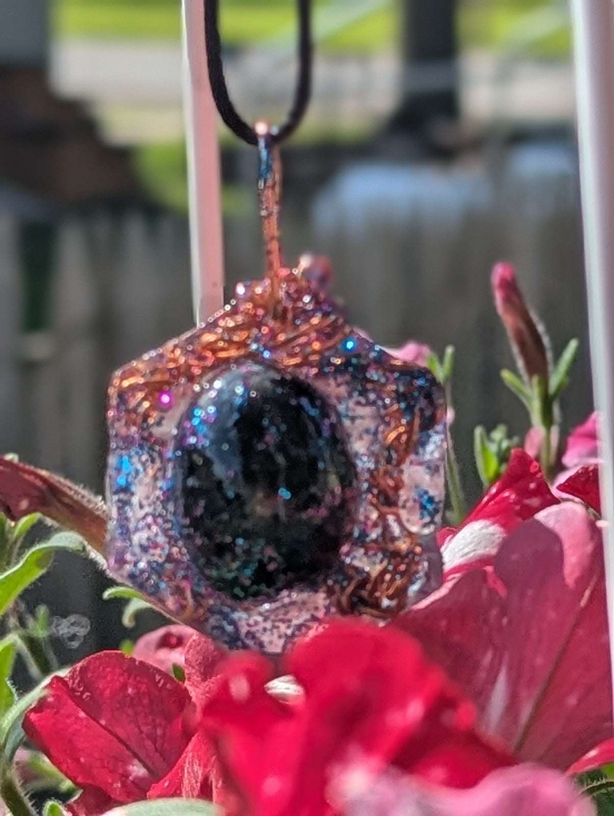 Blue Sodalite Star Orgonite Necklace, for Protection, and Inner Self Connection | Crystal Arborist