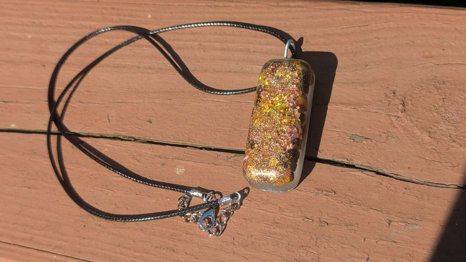 Tiger's Eye Orgonite Pendant, For Protection | Crystal Arborist
