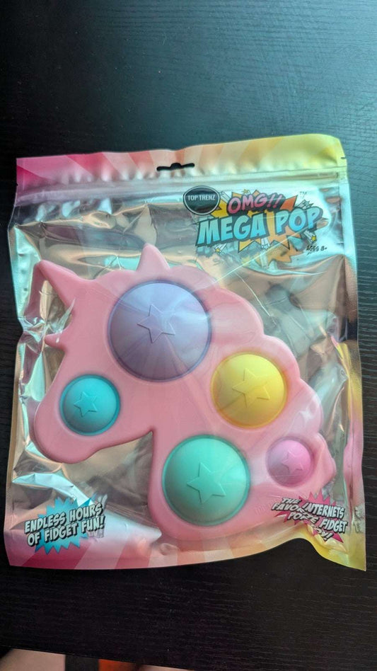 OMG Mega Pop Unicorn Popper, Fidget Toy | Crystal Arborist