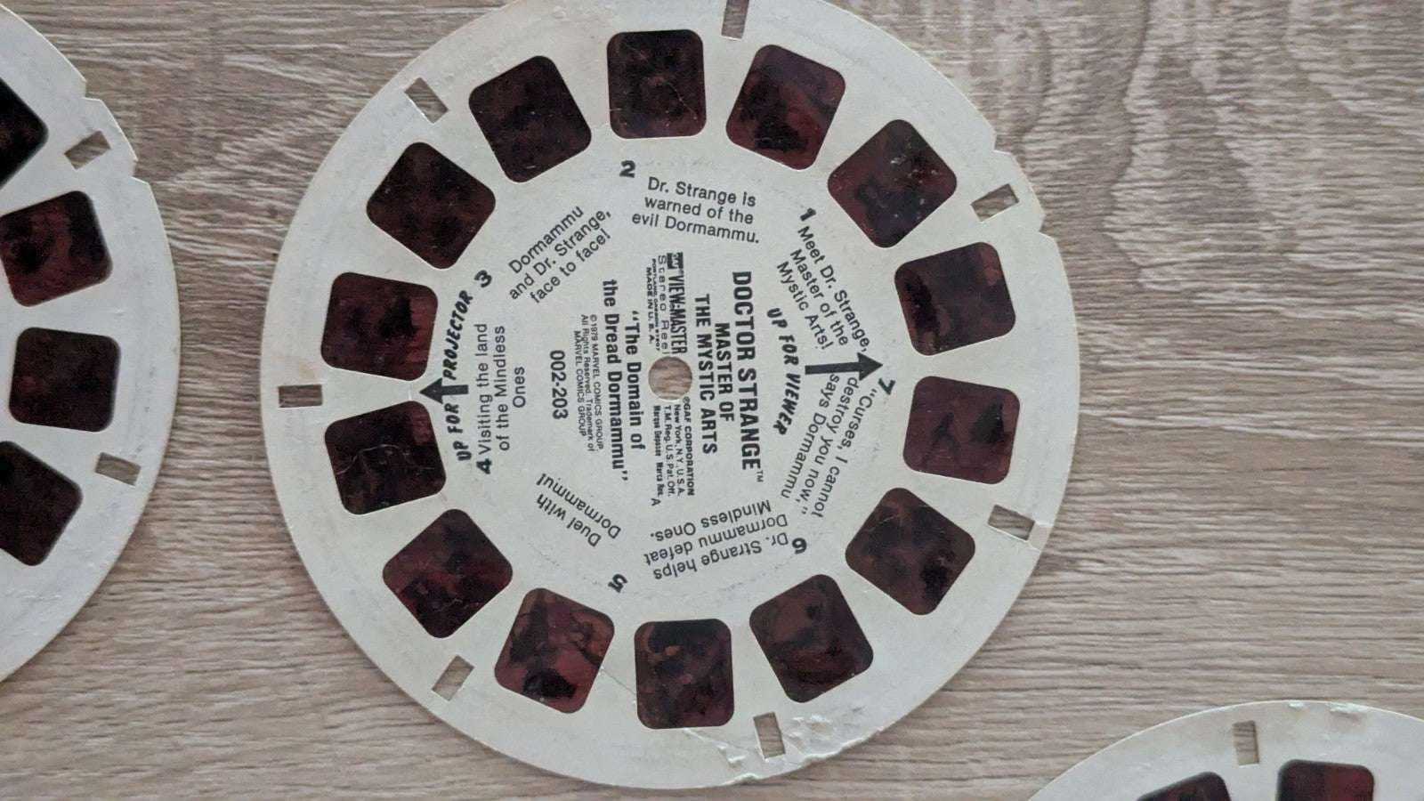 Vintage 1970s View-Master, Six Slides, Capt. America, Spiderman, Hulk, Dr.... | Crystal Arborist