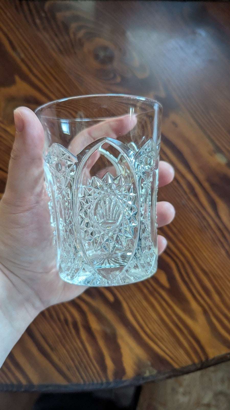 Vintage Intricate Design Drinking Glass, Beautiful, Classy | Crystal Arborist