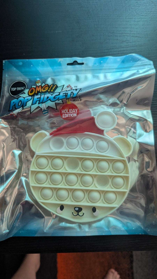 OMG Pop Fidget, Polar Bear Popper | Crystal Arborist