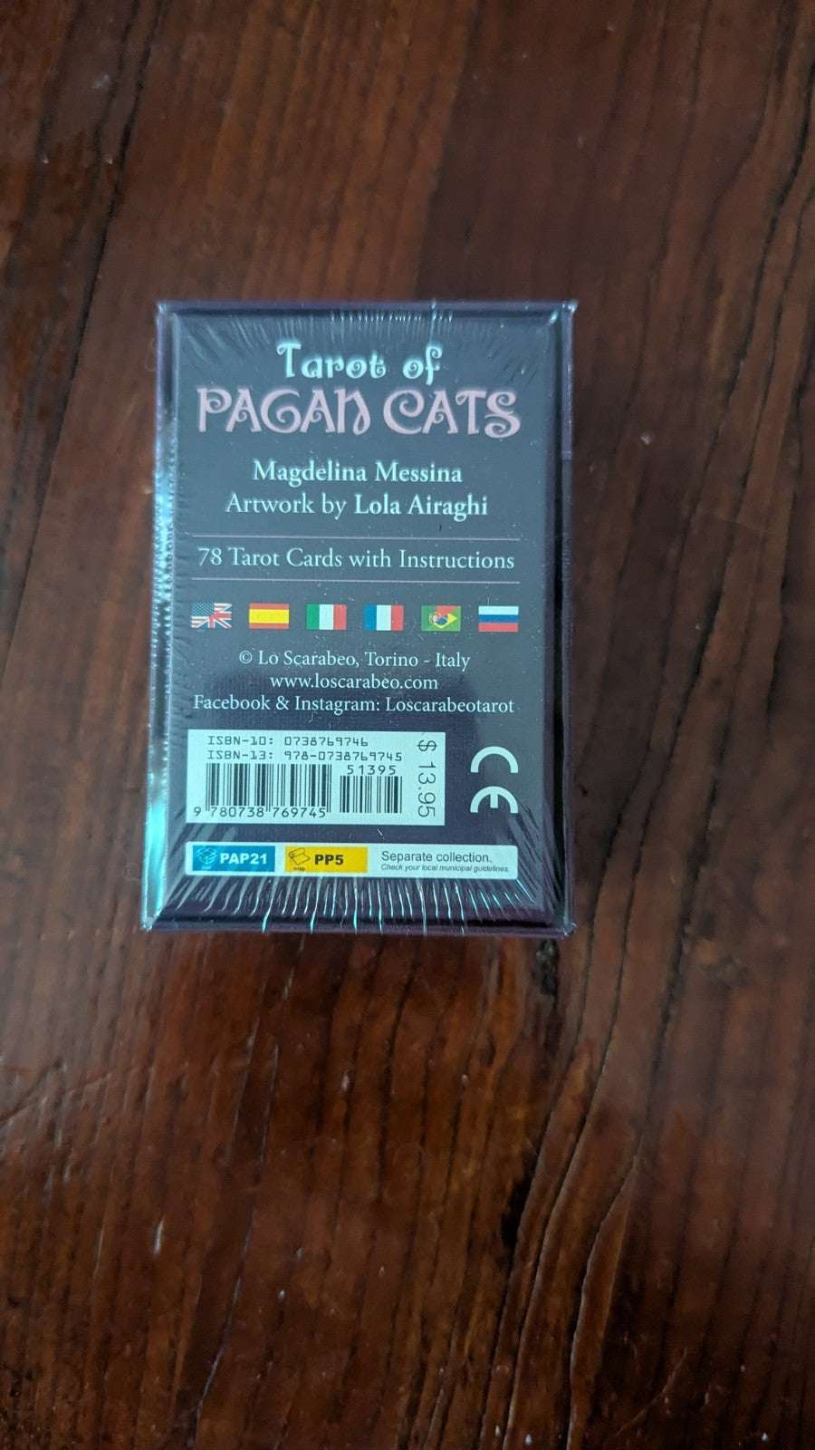 Pagan Cats Mini Tarot Card Deck | Crystal Arborist