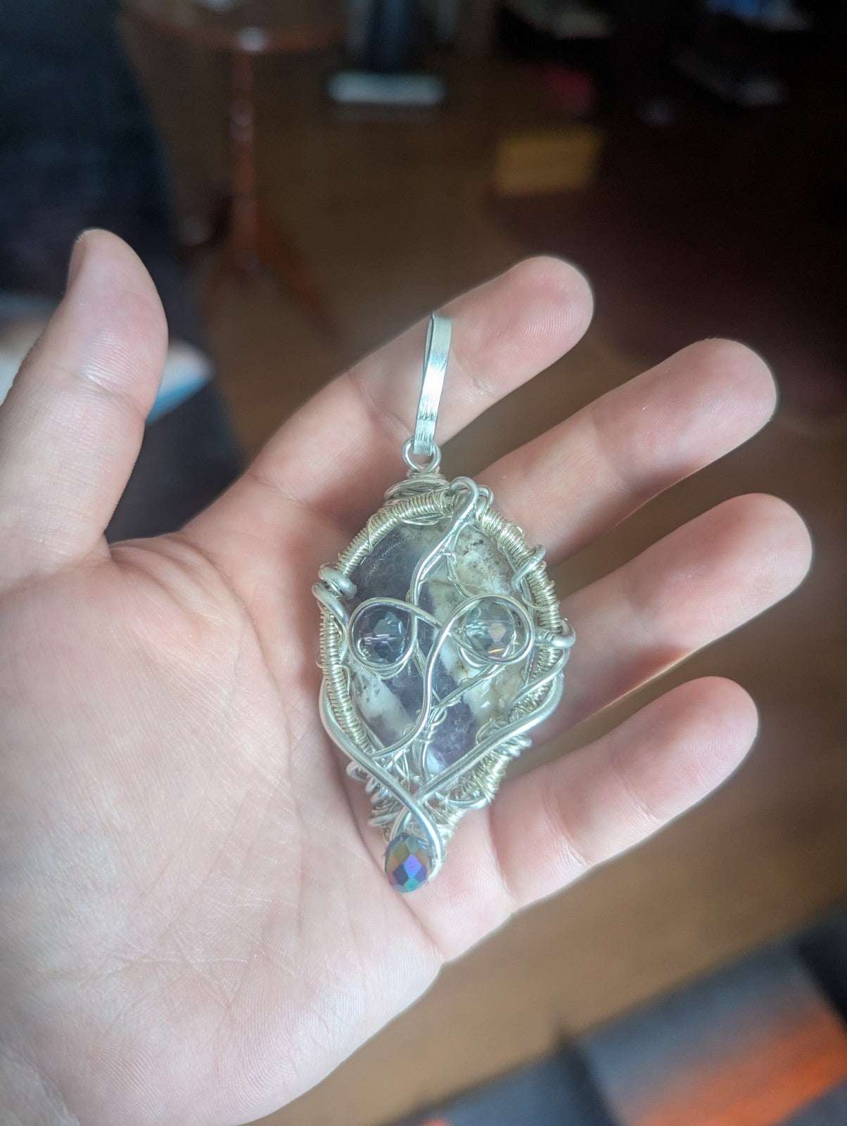 Handmade Dream Amethyst Pendant, Necklace, Natural Gemstone | Crystal Arborist