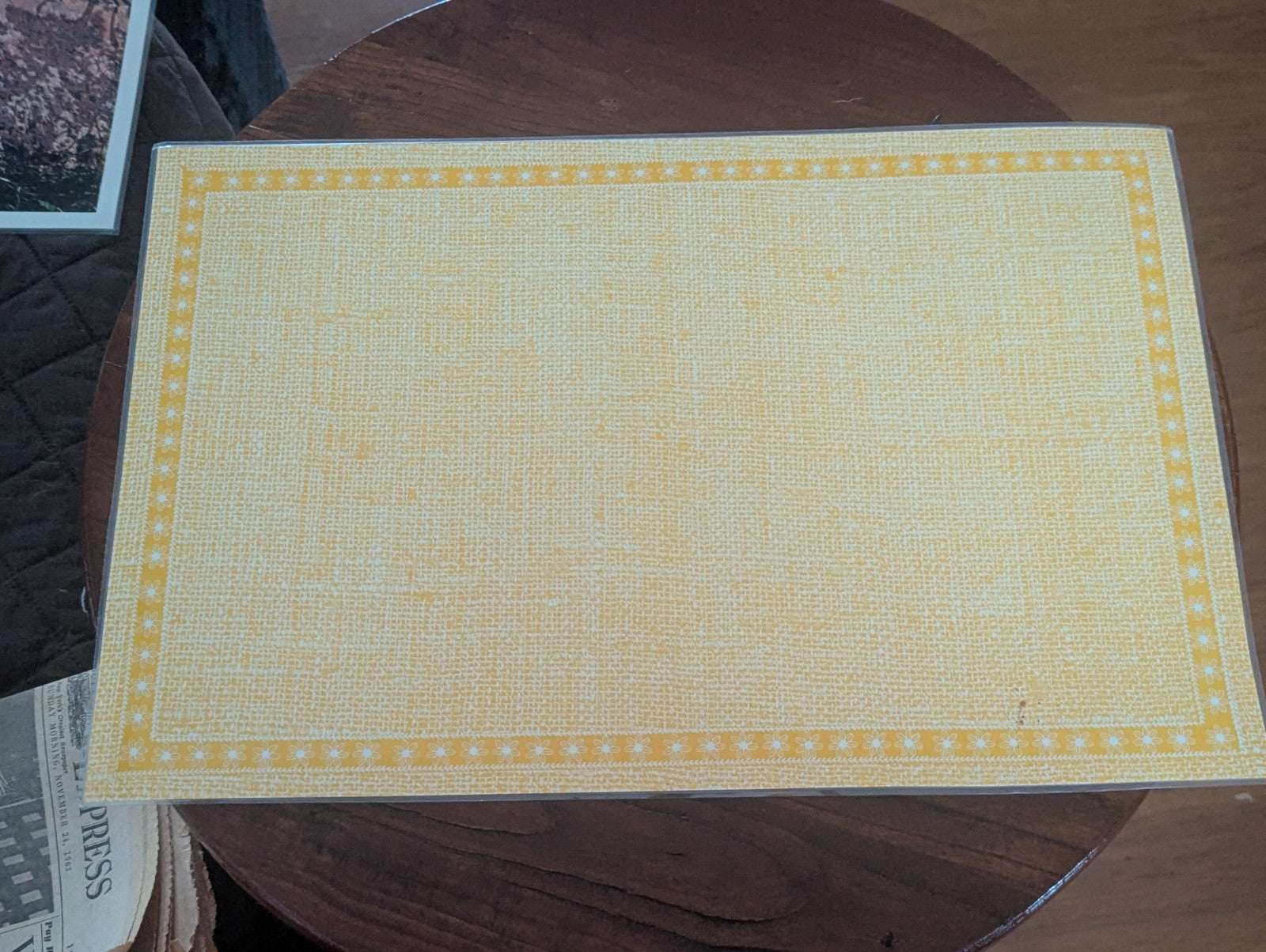 1968 Vintage Laminated Placemats, San Juan Gate and 1000 Islands Ontario | Crystal Arborist