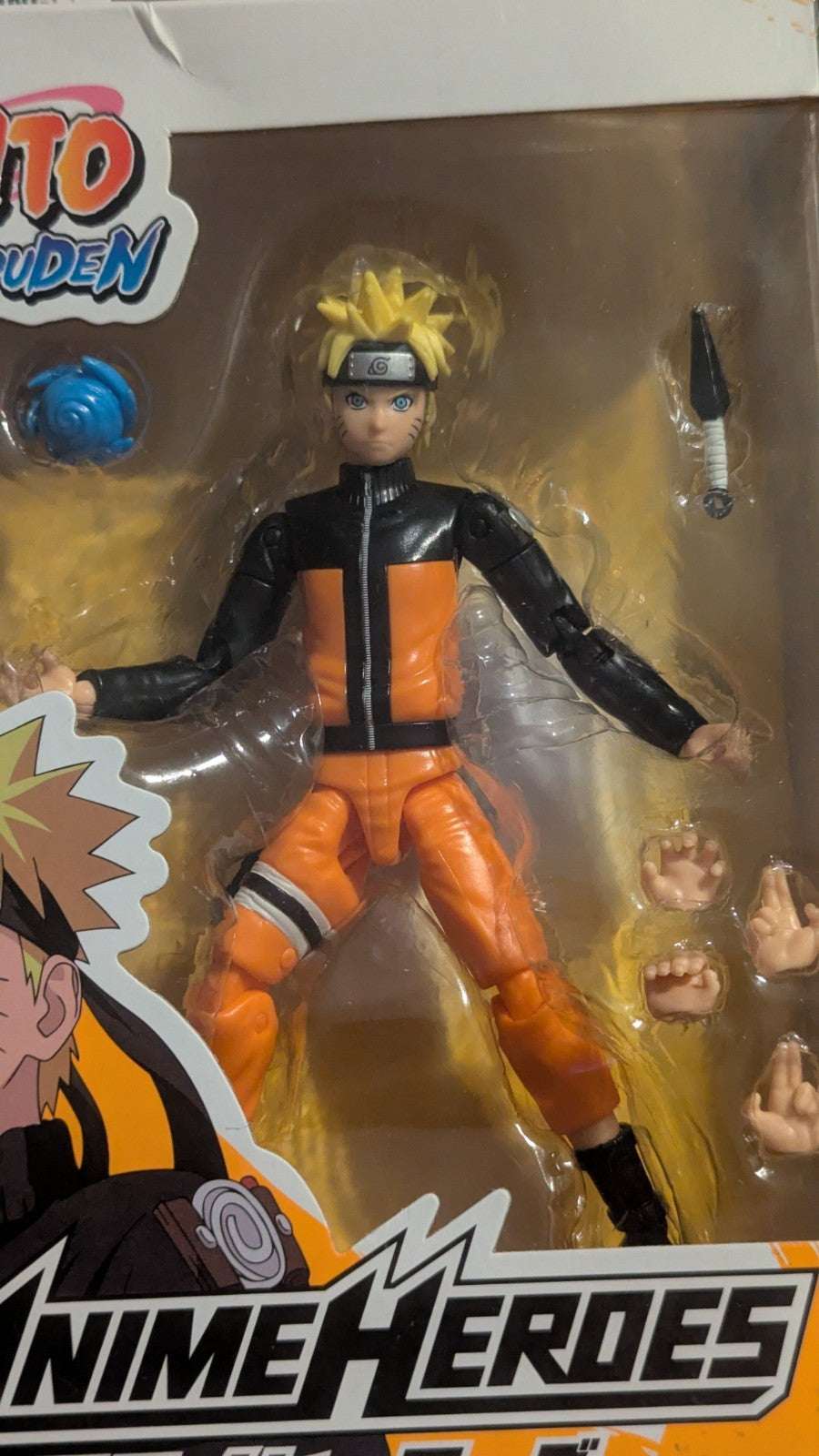 Bandai Naruto Shippuden Anime Hero Series  Uzumaki Naruto Action Figure | Crystal Arborist