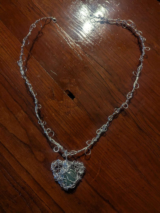 Green Aventurine Necklace for Heart Chakra and Emotional Healing | Crystal Arborist