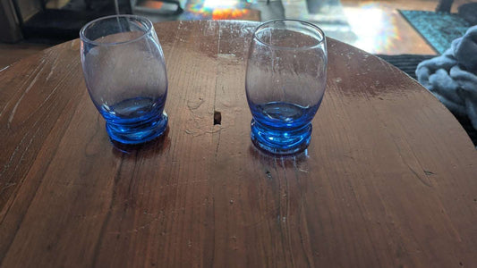 Vintage Blue Glasses, Small | Crystal Arborist