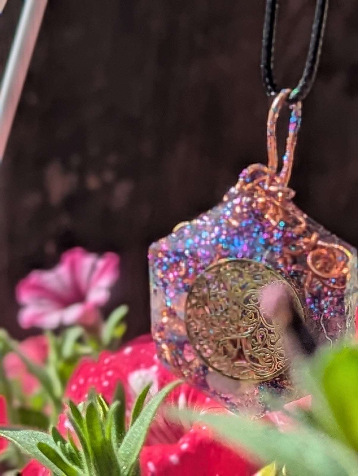 Blue Sodalite Star Orgonite Necklace, for Protection, and Inner Self Connection | Crystal Arborist