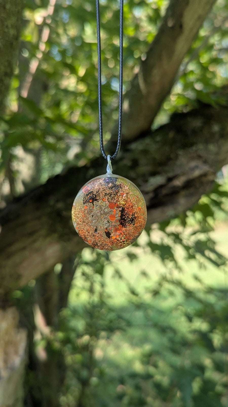 Citrine and Red Agate Orgonite, for Protection and Prosperity | Crystal Arborist
