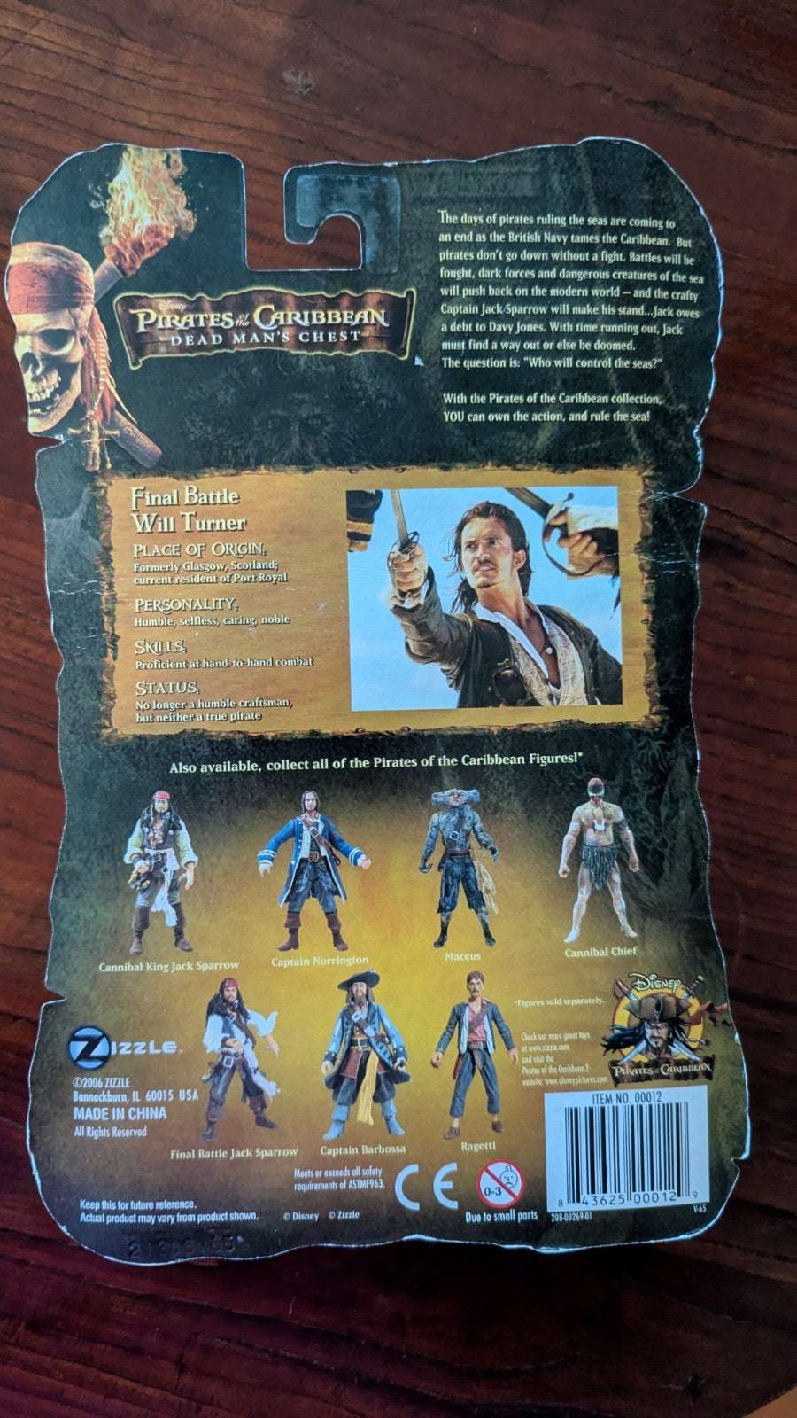 Will Turner, Pirates Of The Caribbean, Action Figure | Crystal Arborist