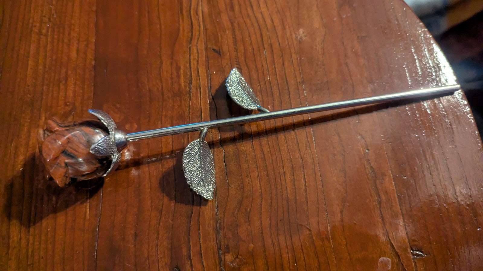 92g Pretty Hight 23cm Natural Red Jasper Carved Rose, Flower, Reiki | Crystal Arborist