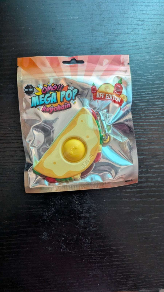 OMG Megapop Keychain Taco | Crystal Arborist