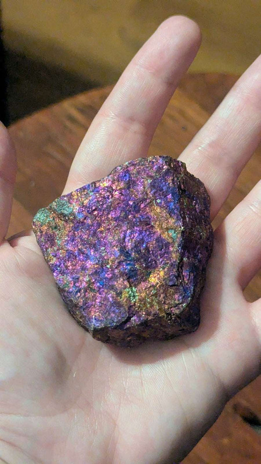 105G Natural Bornite Raw Mineral Specimen, Healing, Beautiful, Colorful | Crystal Arborist