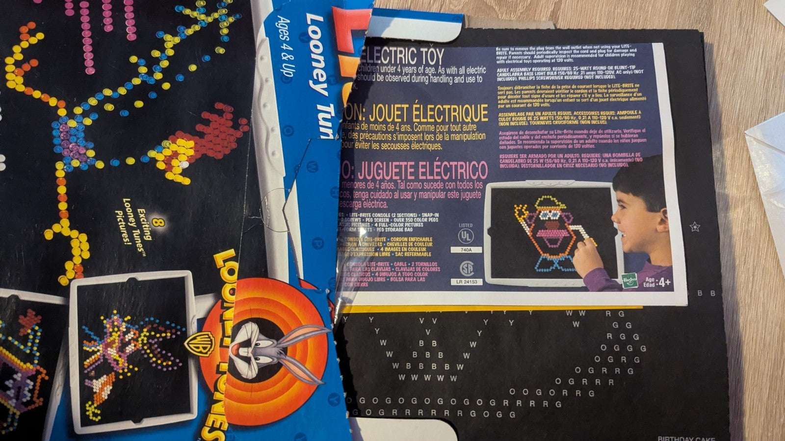 1999 Vintage Lite Brite With Pegs and About 20 Pages, WORKS | Crystal Arborist