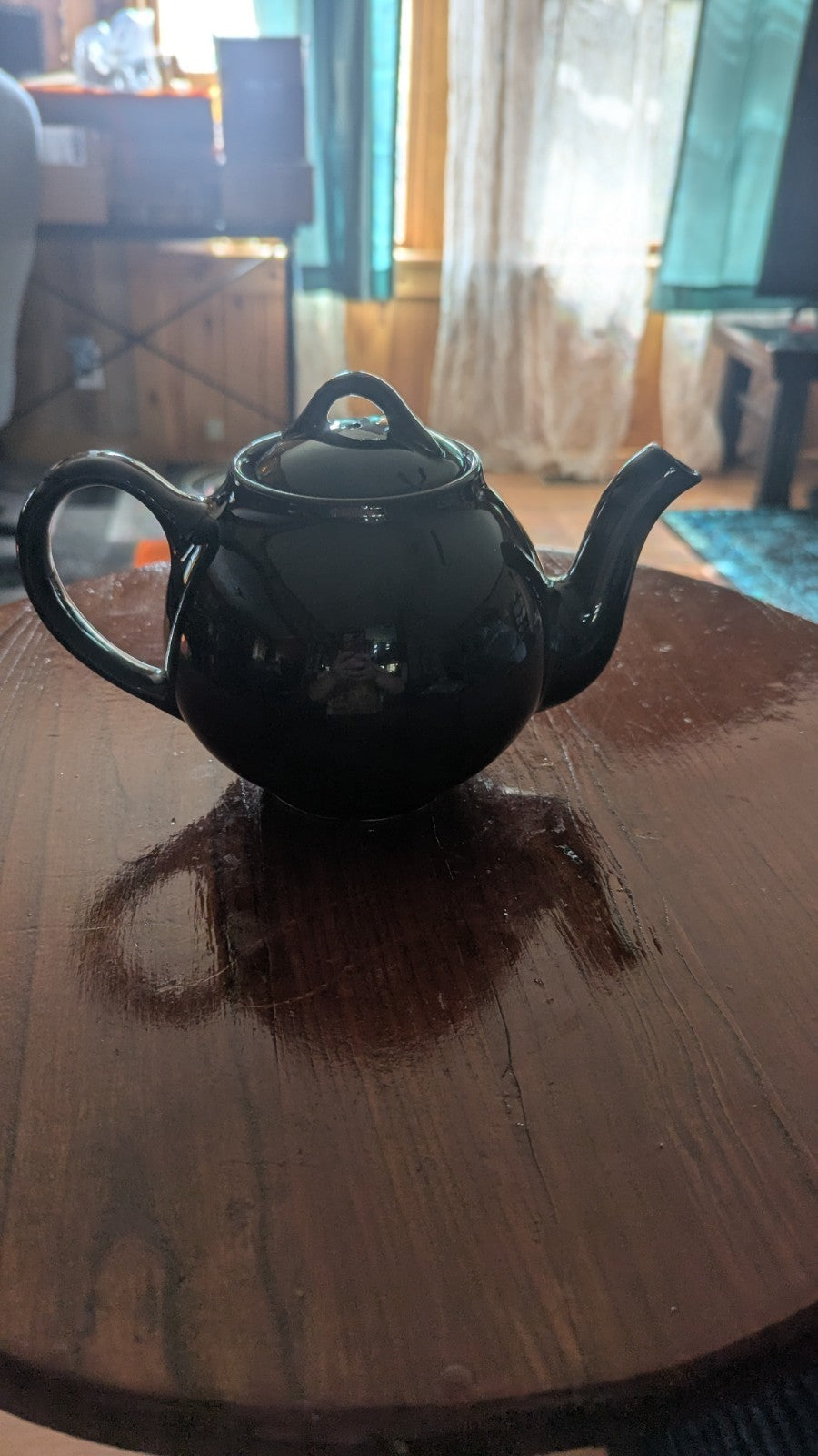 Vintage Lipton Tea Teapot, Black | Crystal Arborist