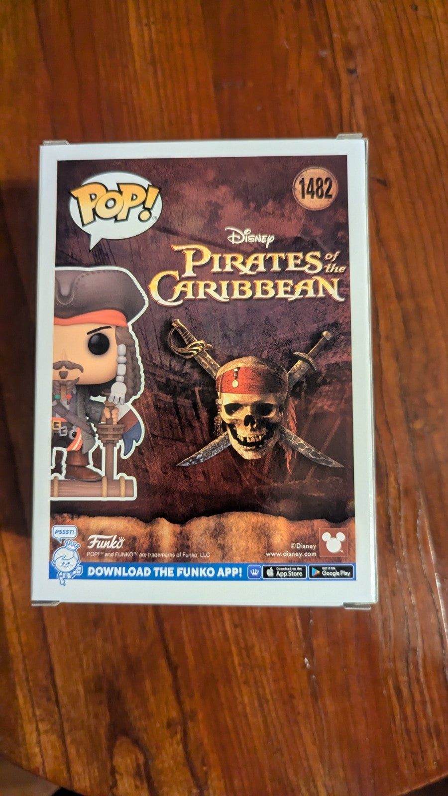 Captain Jack Sparrow Funko Pop, #1482, Funko Specialty Series Exclusive