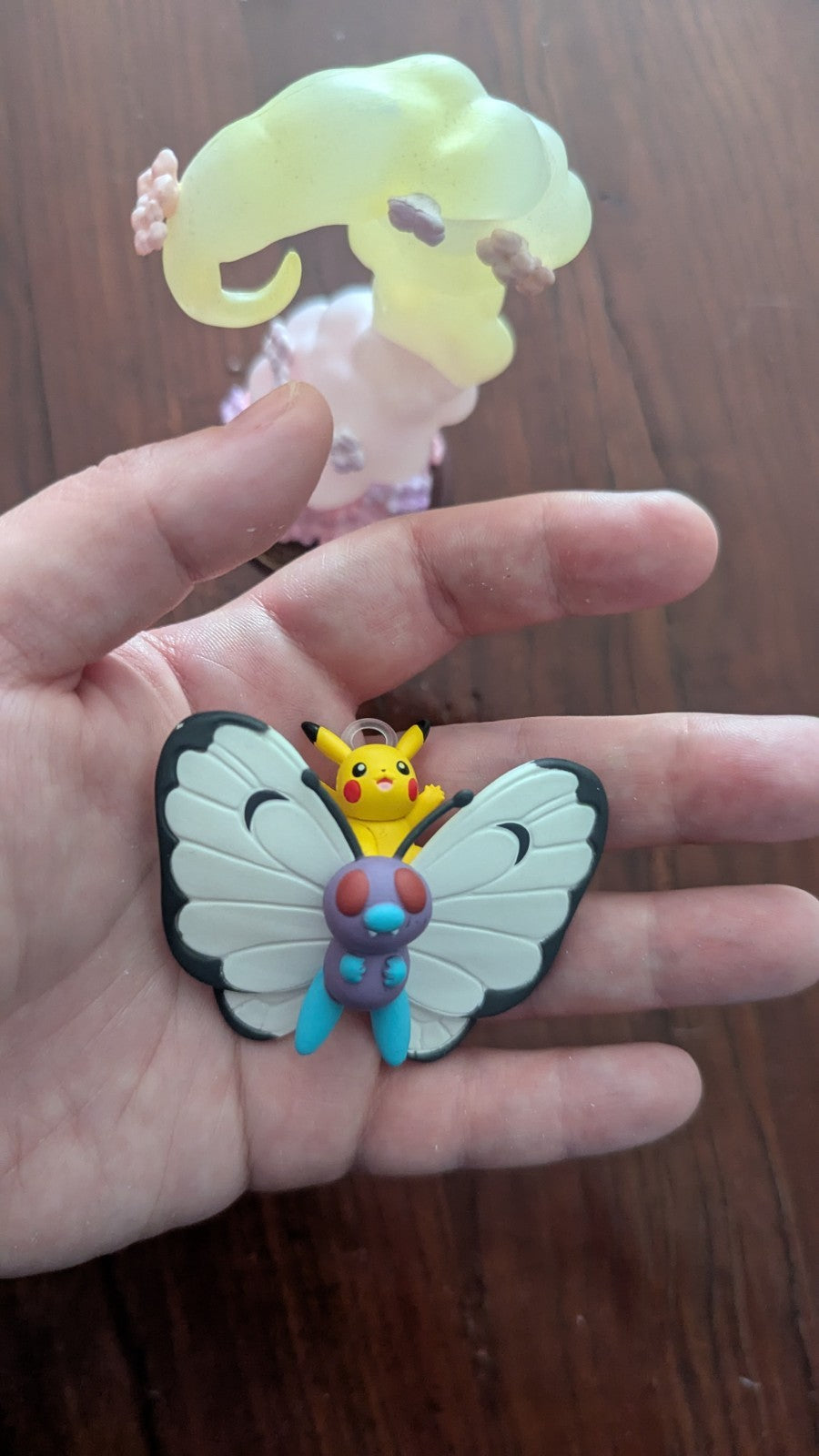 Re-Ment Pikach & Butterfree Swinging Figure, Swing Vignette, Pokemon, With Box