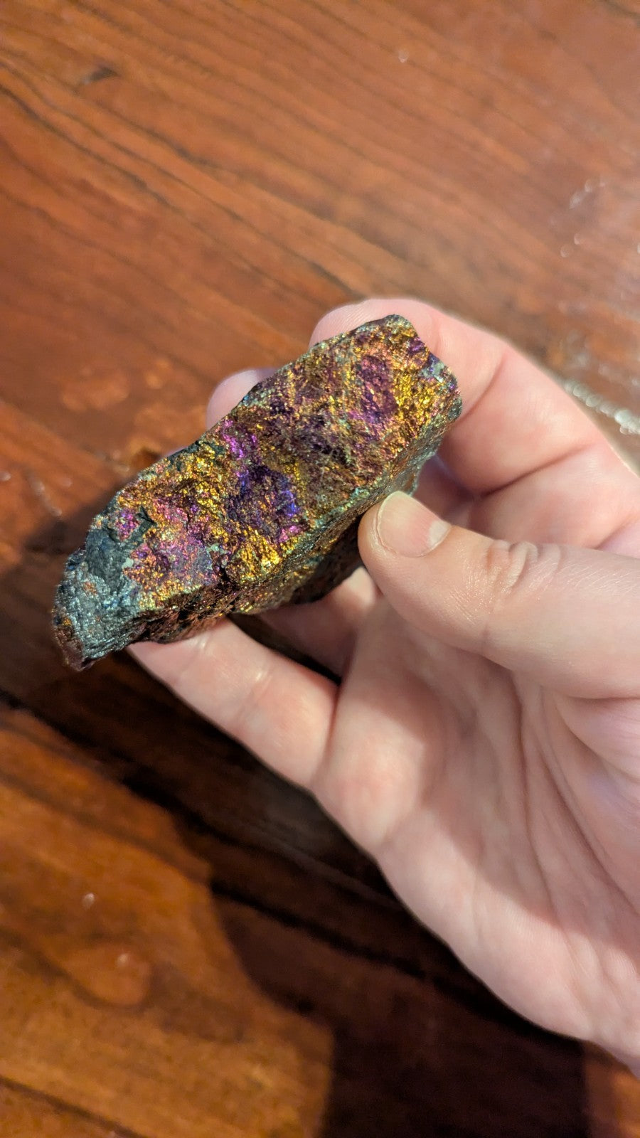 141G Natural Bornite, Beautiful, Colorful, Peacock Ore, Raw Specimen, Healing