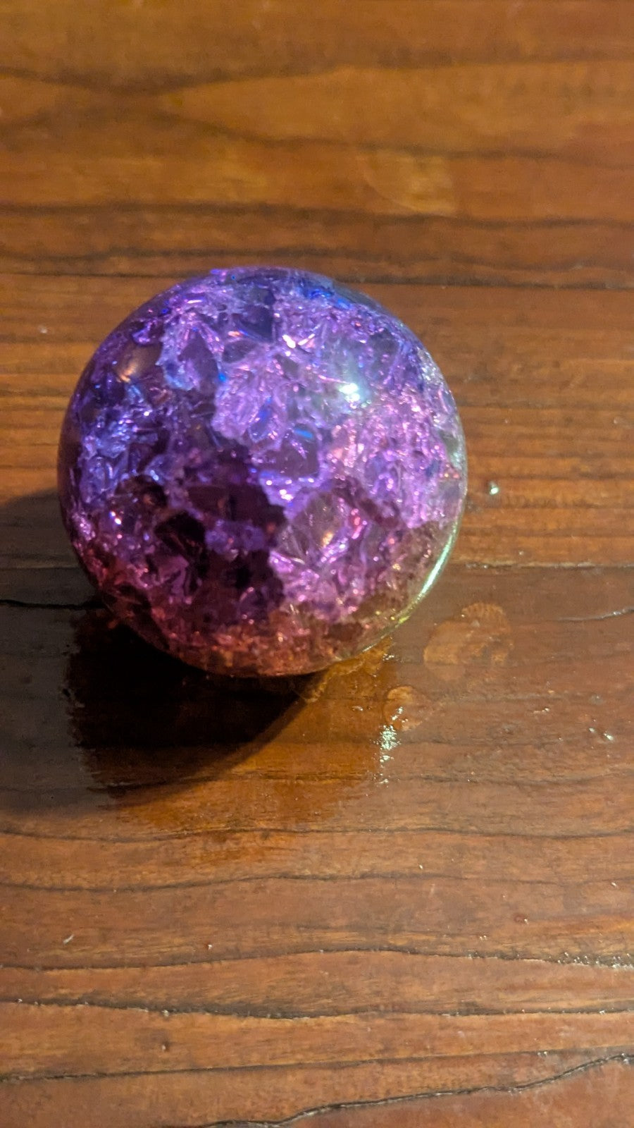156G Titanium Rainbow Quartz Sphere, Crystal, Healing, Reiki