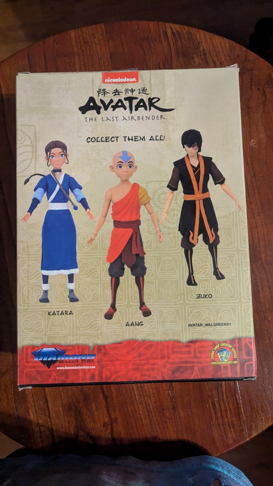 Aang, Avatar: The Last Airbender, Diamond Select, Action Figure