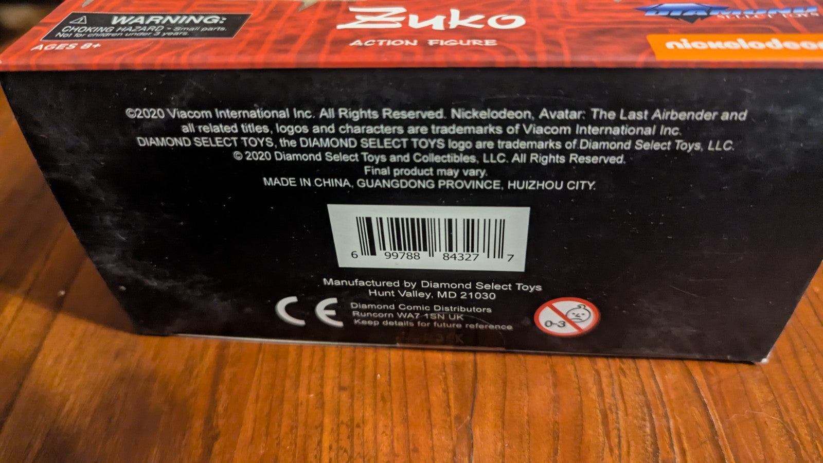 Zuko, Avatar: The Last Airbender, Diamond Select Figure