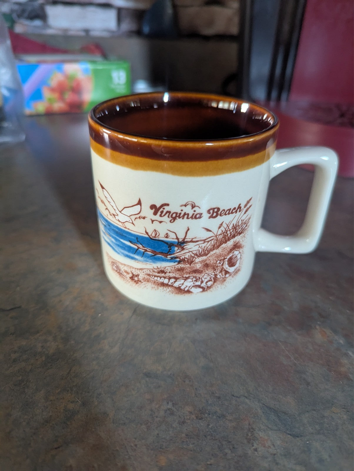 Vintage Virginia Beach Coffee Cup