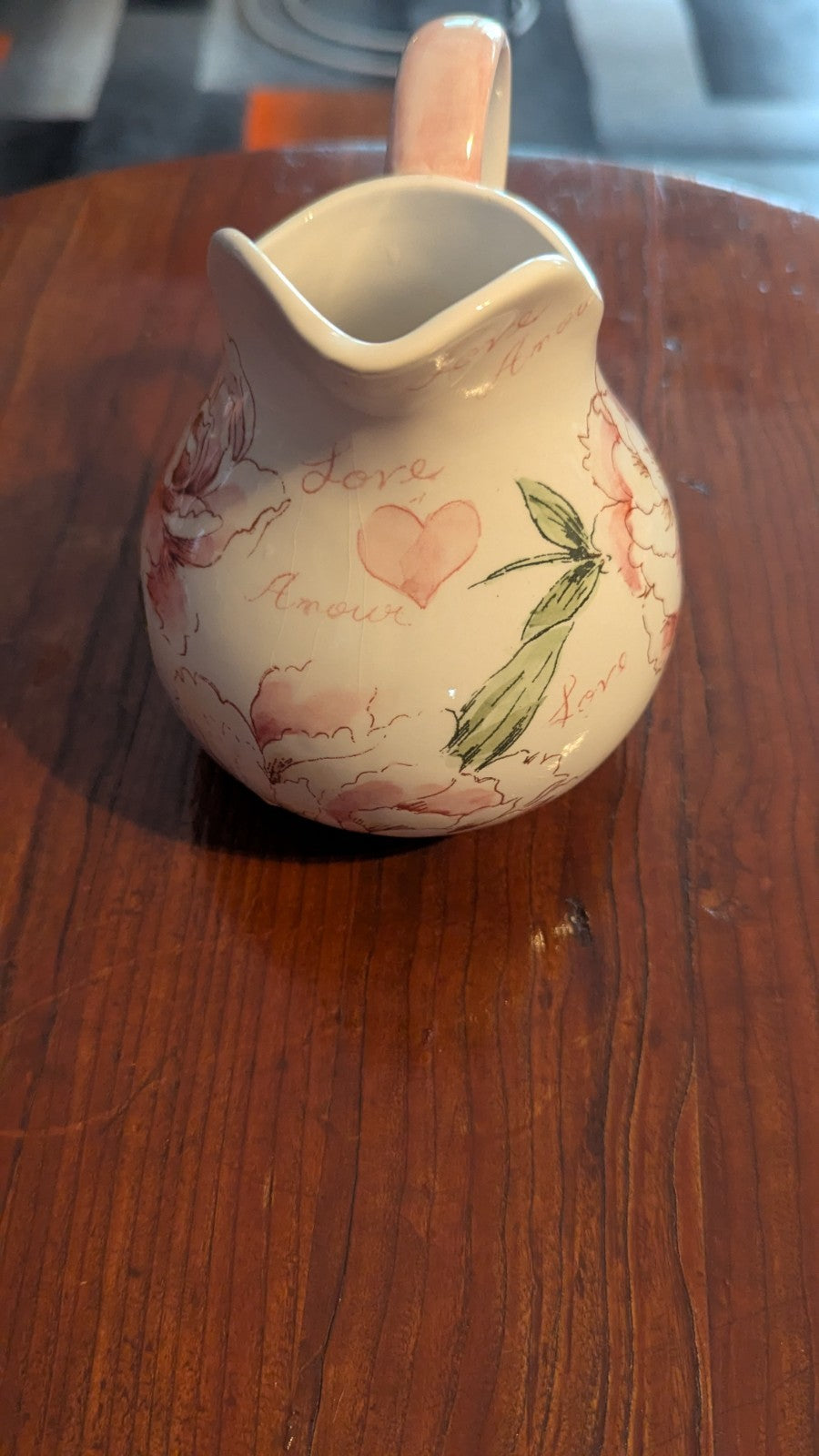 Amour Brand Vintage Pitcher