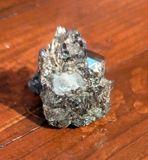 35G Natural Chalcopyrite Crystal Cluster Mineral Specimen Reiki