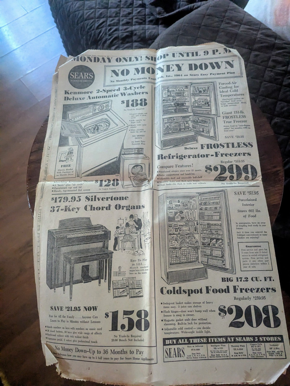 Vintage Buffalo Courier Express November 24, 1963 Newspaper, JFK Death