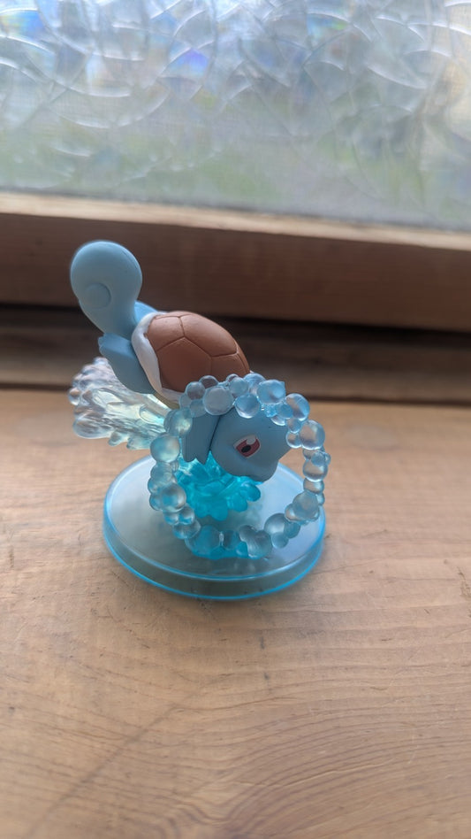 Pokémon Center Squirtle Zenigame Bubble Gallery Attack Anime Figure | Crystal Arborist