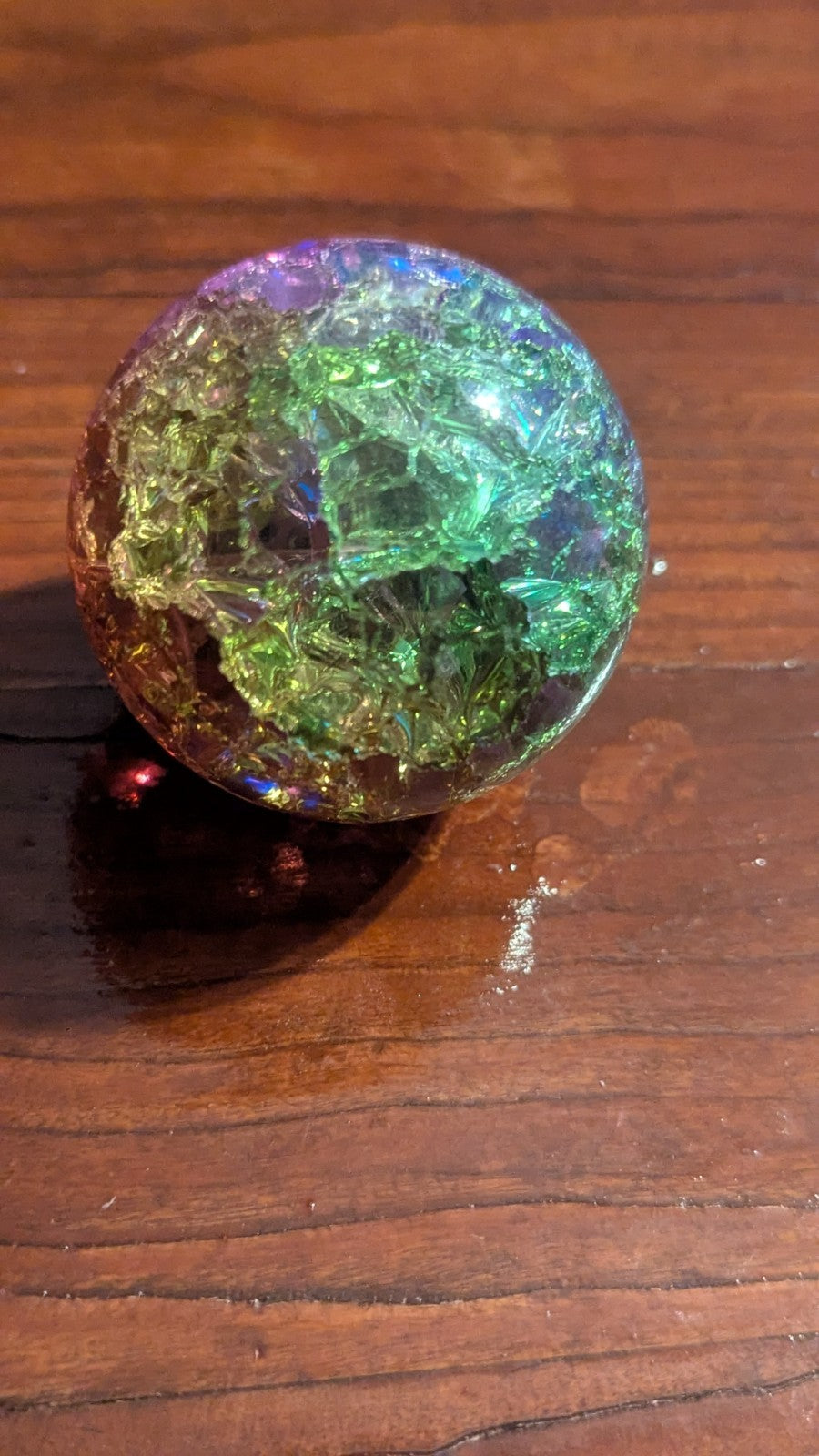 156G Titanium Rainbow Quartz Sphere, Crystal, Healing, Reiki