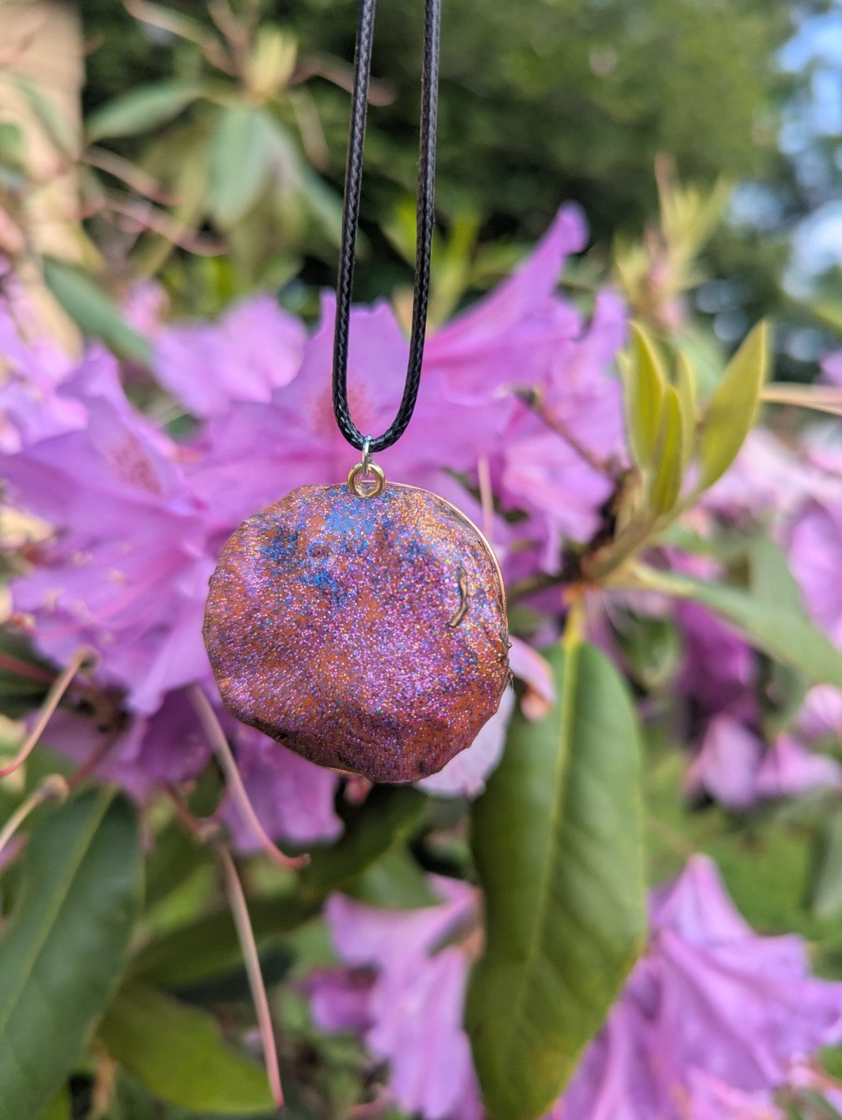 Amethyst Cave Orgonite Necklace For Protection and Peace