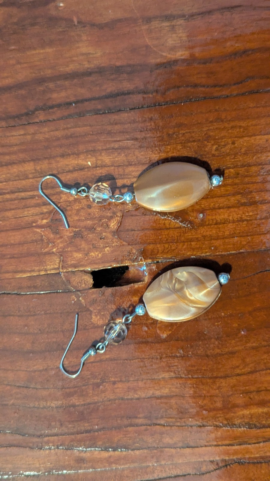 Vintage Brown Dangle Earrings