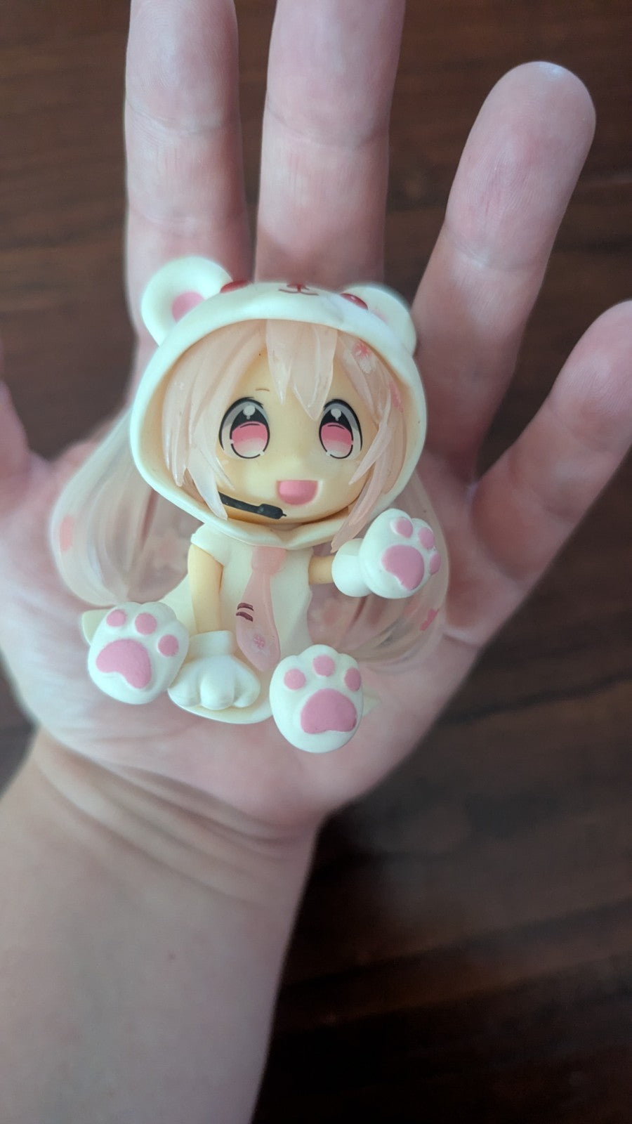 Hatsune Miku, Vocaloid, Chibi Anime Figure, Polar Bear, Pink, Hard To Find