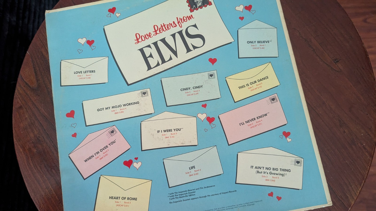 Love Letters From Elvis Vinyl Record