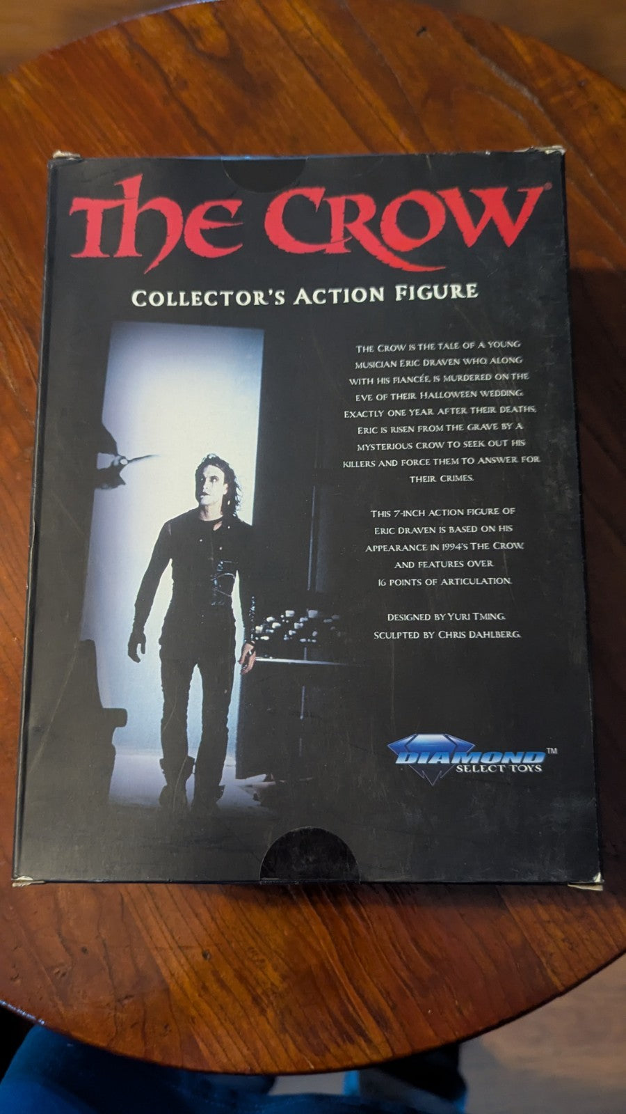 The Crow, Diamond Select Collector's Action Figure, Eric Draven, In Box | Crystal Arborist