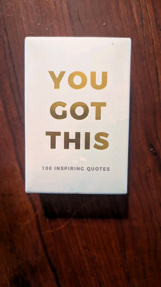 You Got This 100 Inspiring Quotes, Affirmation Cards Deck | Crystal Arborist