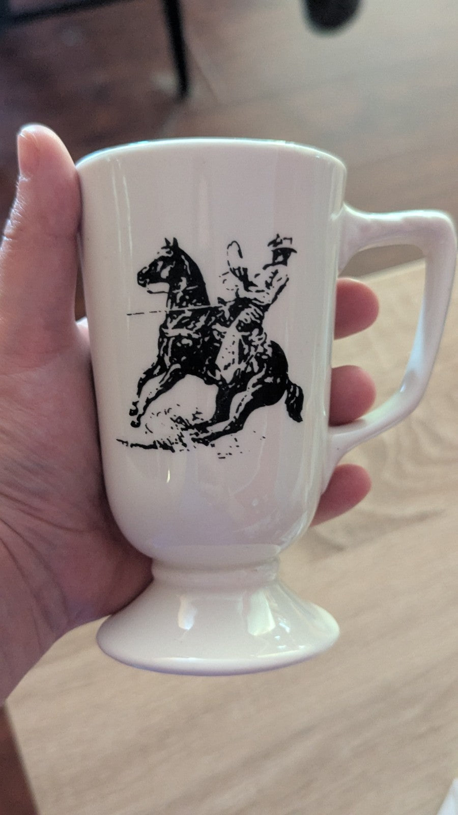 Vintage Cowboy Coffee Cup