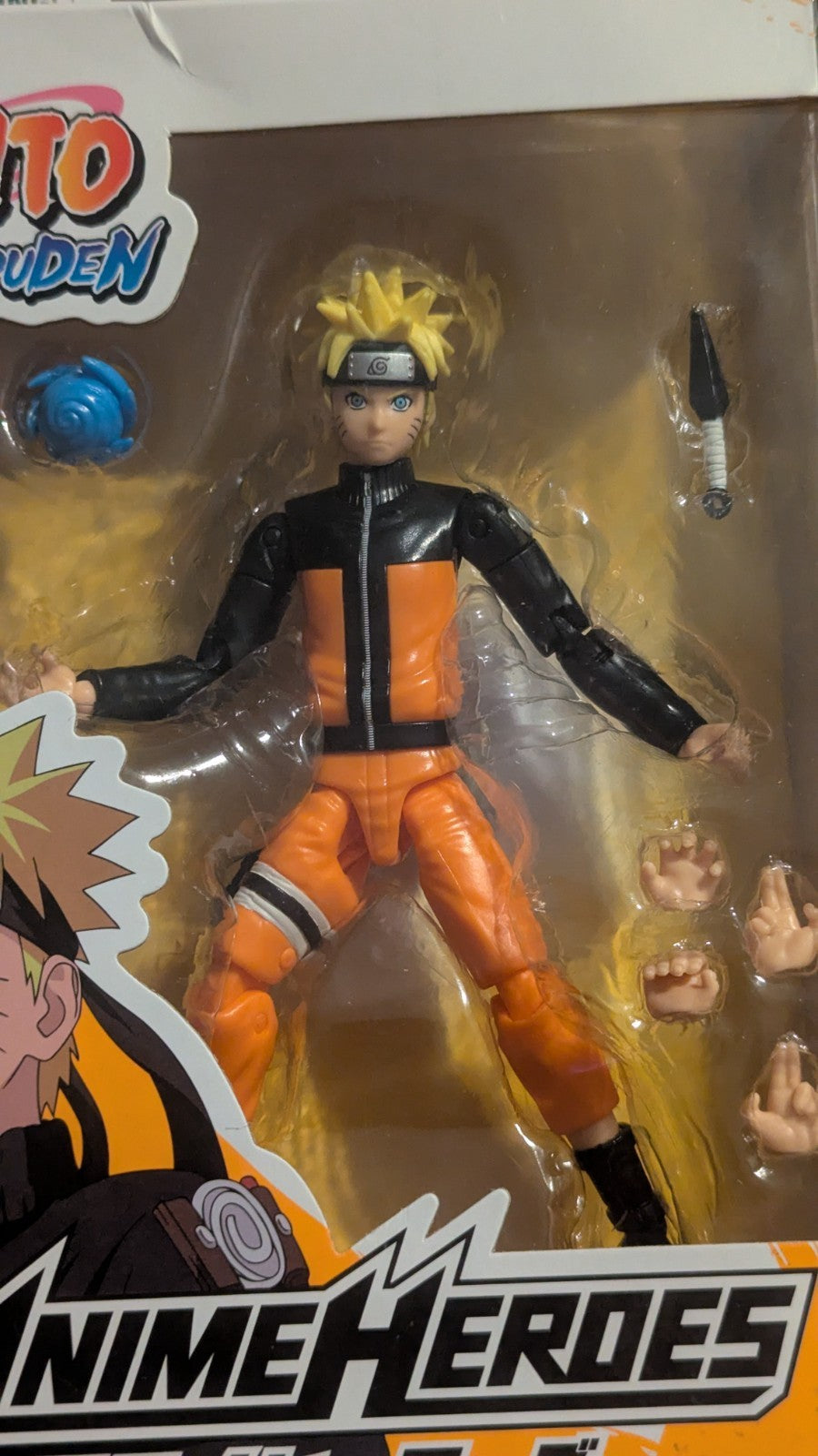 Bandai Naruto Shippuden Anime Hero Series  Uzumaki Naruto Action Figure