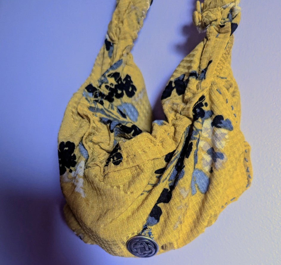Upcycled T-Shirt Purse For Rockhounding, Makeup, Shoulder Bag. Multiple Use Item | Crystal Arborist