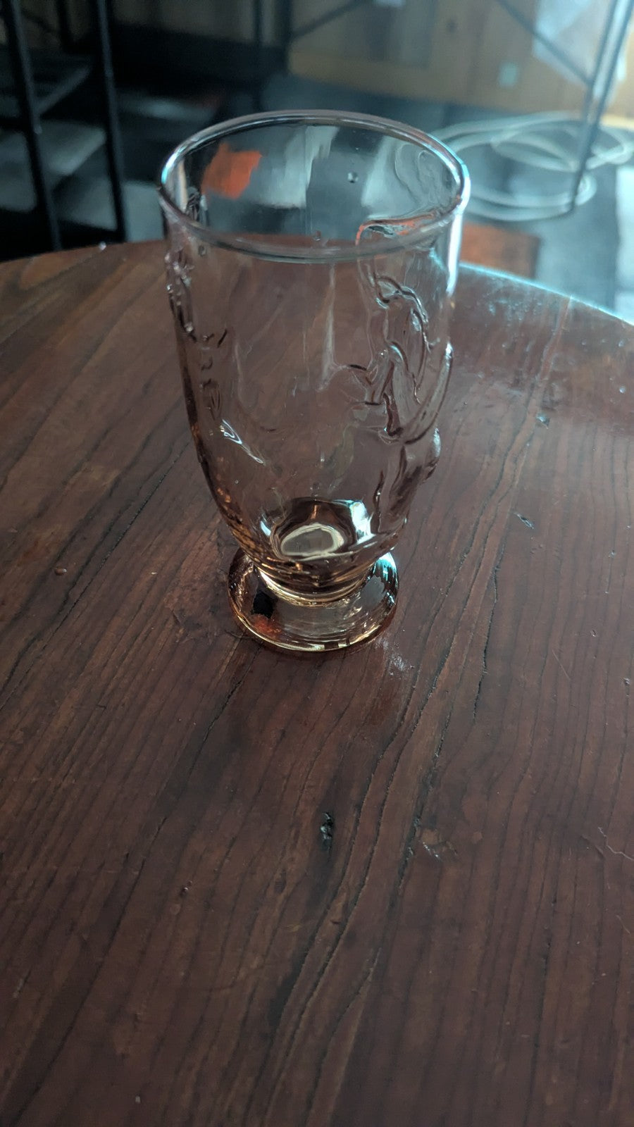 Vintage Brown Glass, Pluto, Disney