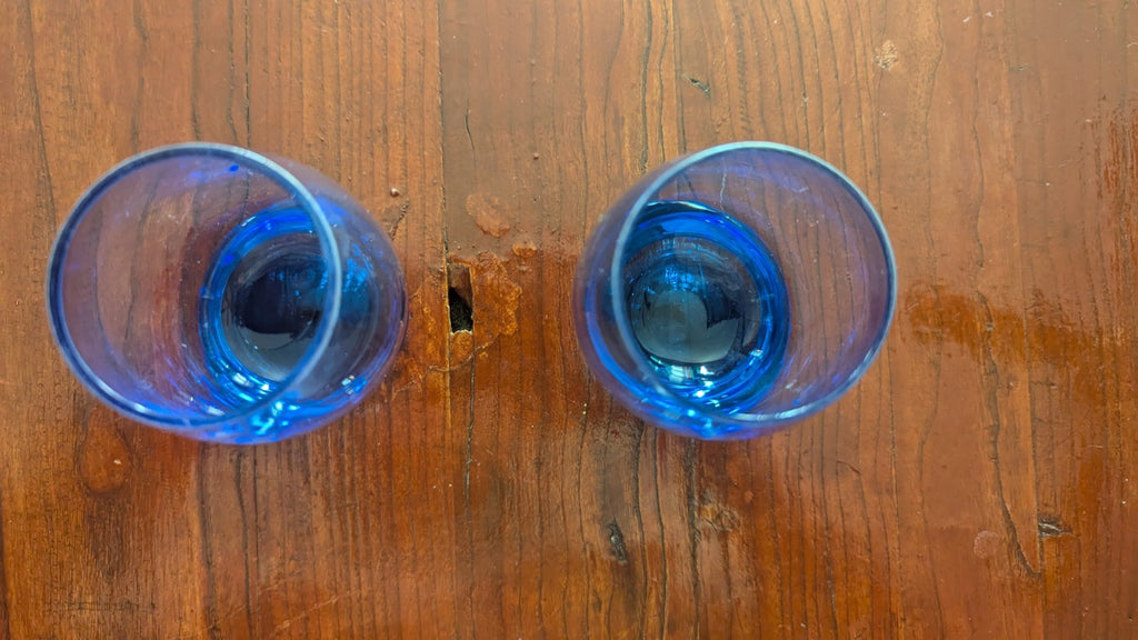 Vintage Blue Glasses, Small