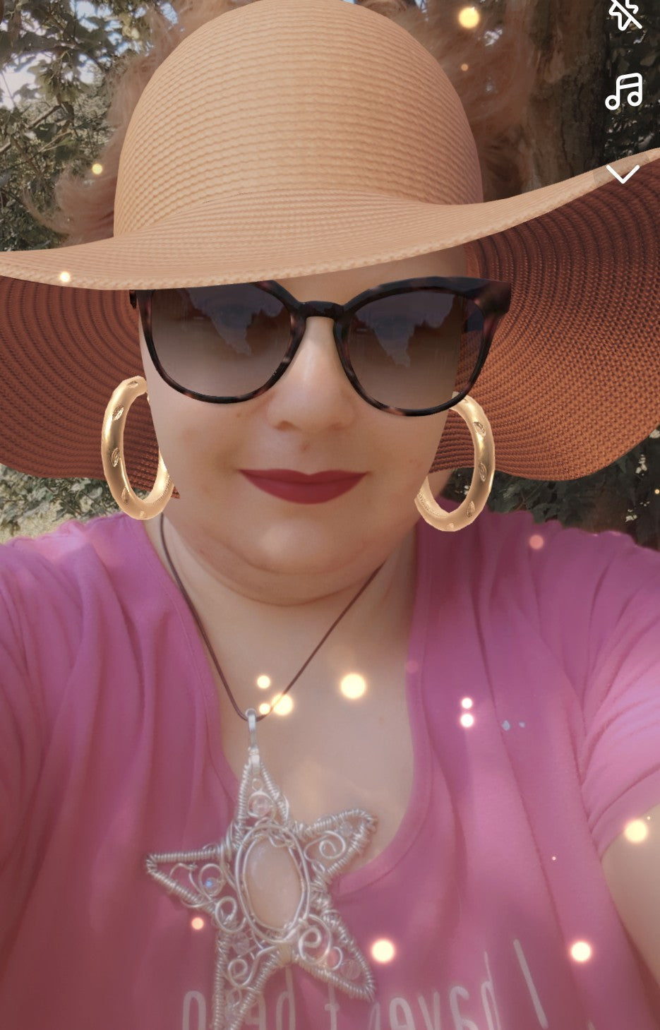 Retro Peach Moonstone Star Shaped Wire Necklace, Wicca, Halloween, Costume | Crystal Arborist